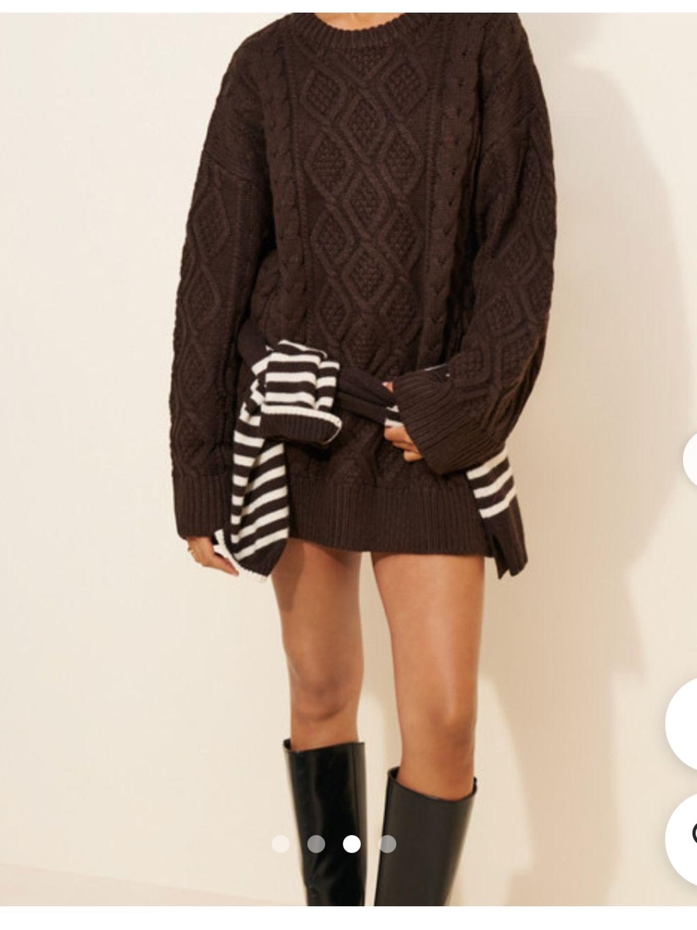 Lioness Chocolate Brown Gigi Knit Pullover